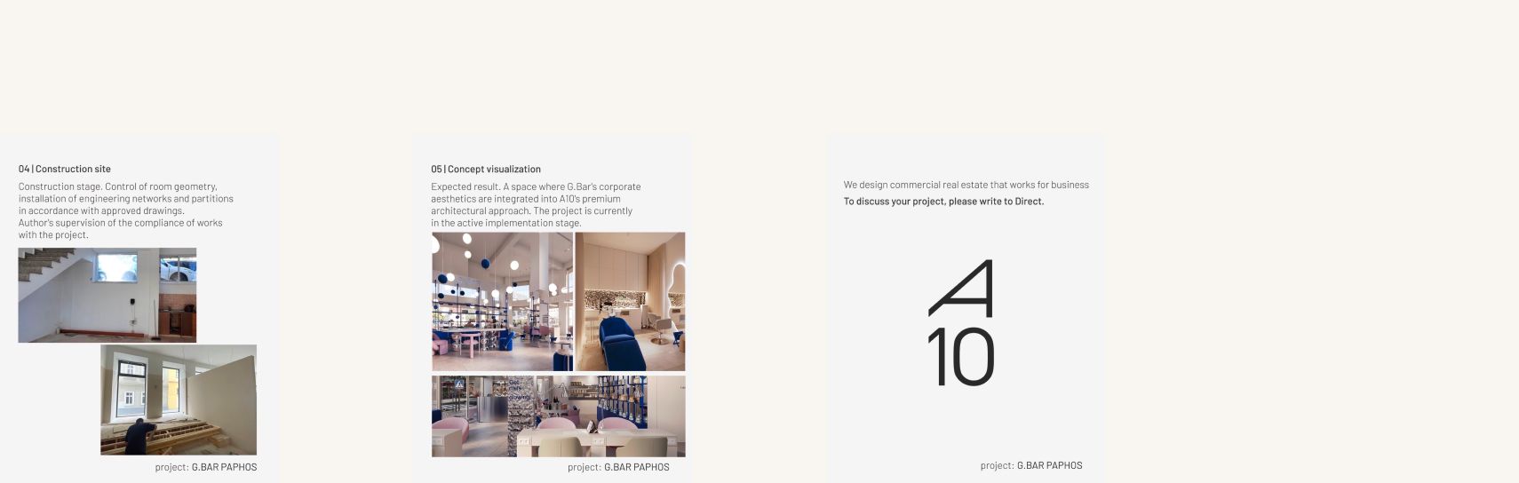 A10 Architectural Bureau, additional visual