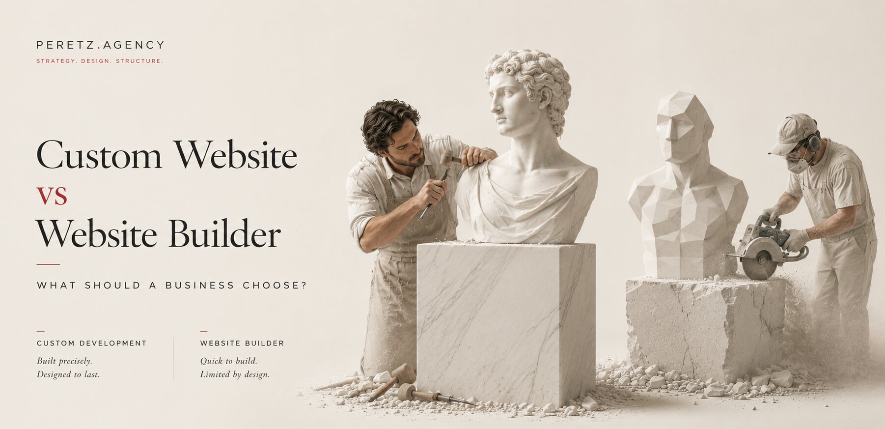 Custom Website vs Website Builder: What Should a Business Choose?