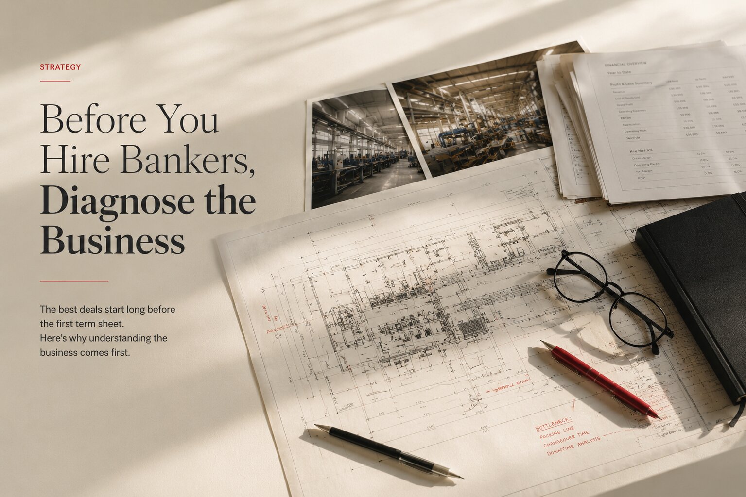 Before You Hire Bankers, Diagnose the Business