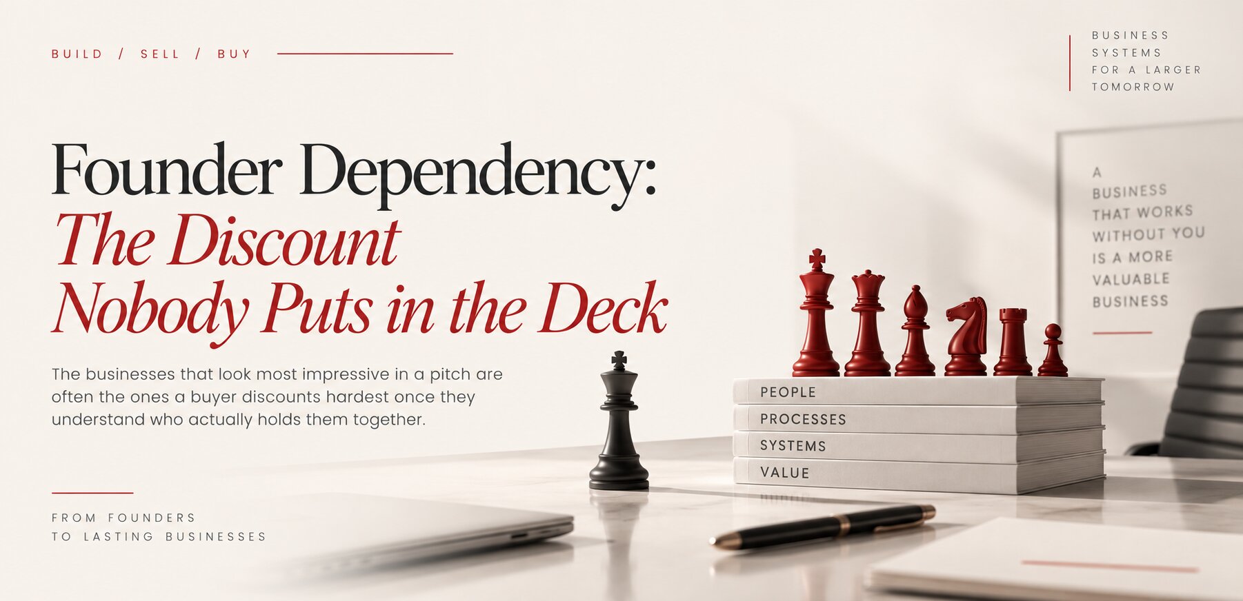 Founder Dependency: The Discount Nobody Puts in the Deck