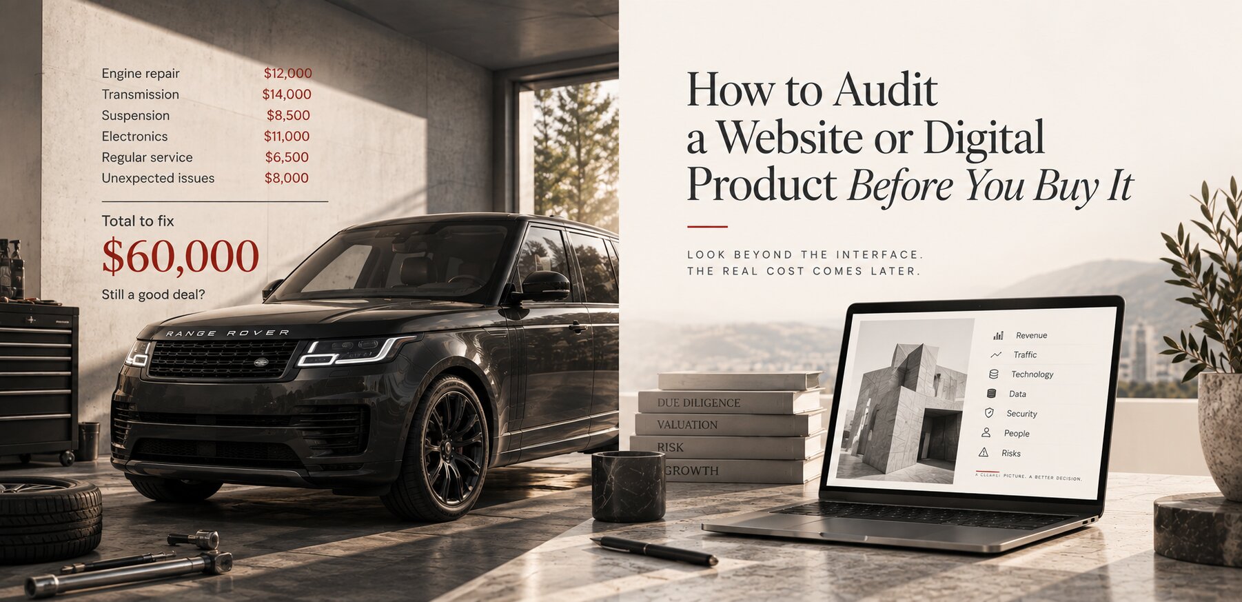 How to Audit a Website or Digital Product Before You Buy It