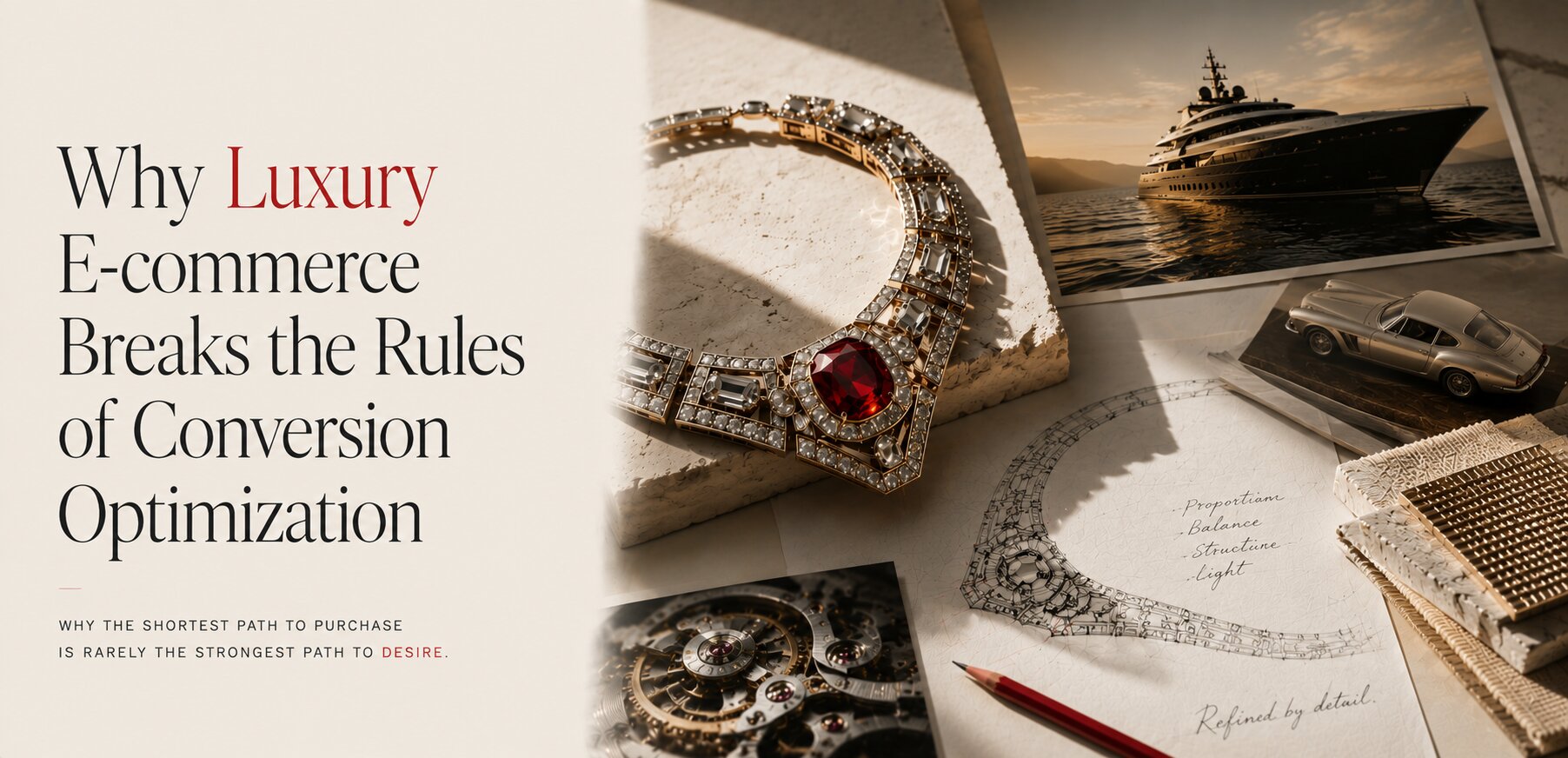Why Luxury E-commerce Breaks Every Rule of Conversion Optimization